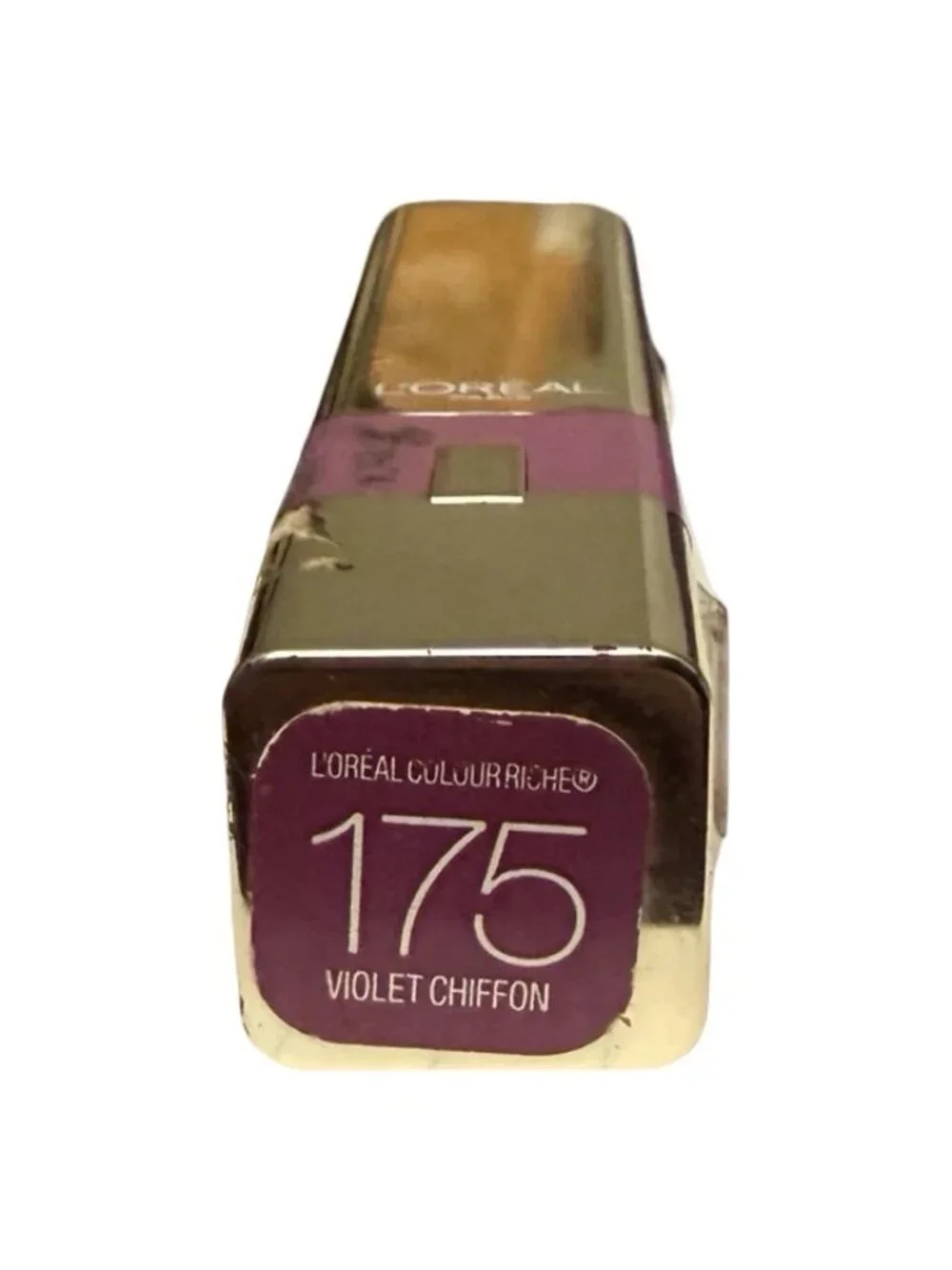 LOREAL COLOUR RICHE Caresse Lipstick 175 VIOLET CHIFFON New *SEE Photos